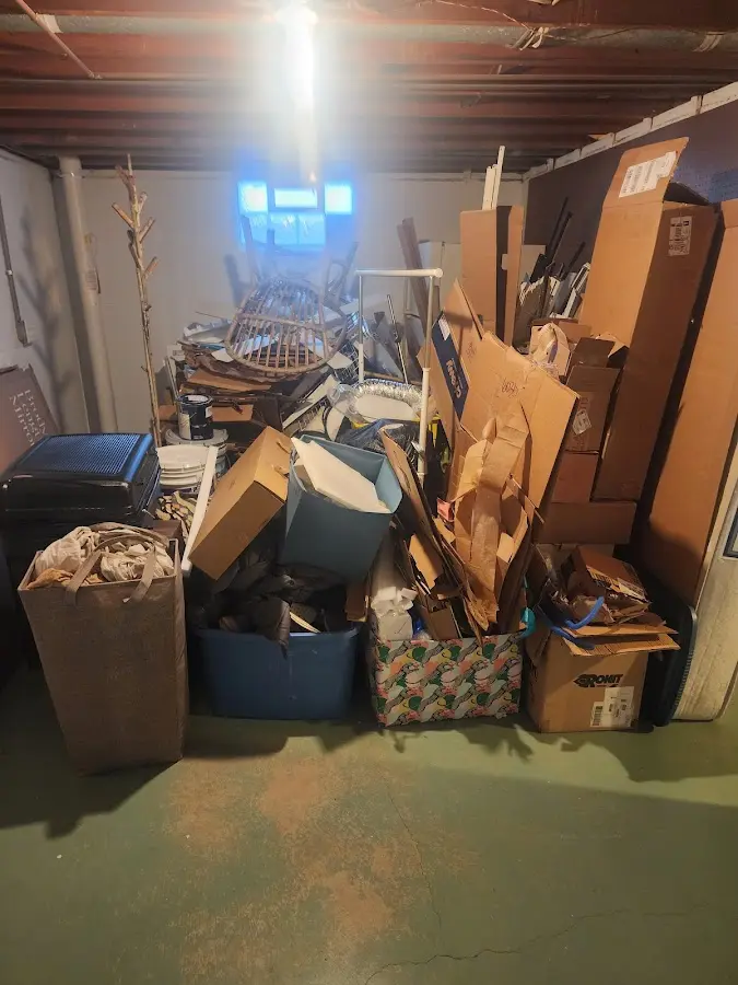 Roll-off dumpster container at job site for Yard Waste Dumpster Rental in Scott City